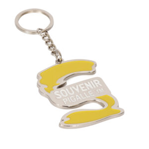 Souvenir Pigalle Yellow Keychain