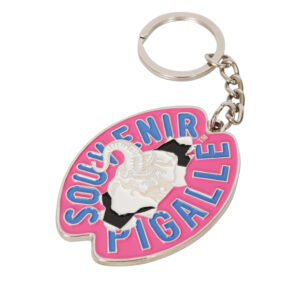 Souvenir Pigalle Pink Elephant Keychain