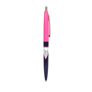 Souvenir Navy and Pink Bic Clic Pen