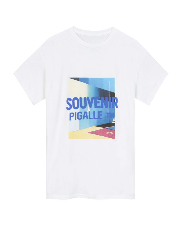 Tee Shirt Gradiant Blue Court
