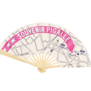 Paper Fan Souvenir Map